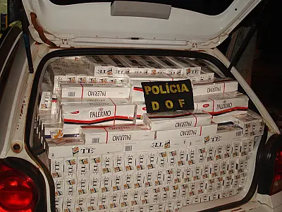 DOF apreende mais de três mil pacotes de cigarros