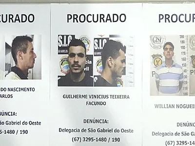 Polícia procura por presos que fugiram da Delegacia de São Gabriel