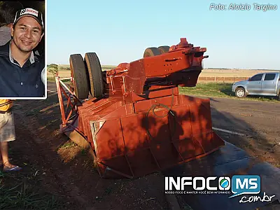 Morador de Camapuã morre em acidente na BR 060 nesse sábado