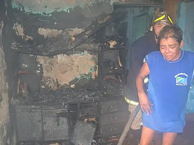 Bituca de cigarro provoca incêndio em residência