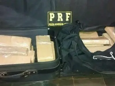 PRF apreende mais de 29 quilos de maconha na BR-163